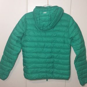 Skhoop Jackets & Coats - Skhoop Green Down Jacket With Two-Way Zipper Sz L Skhoop Jackets & Coats - Skhoop Green Down Jacket With Two-Way Zipper Sz L